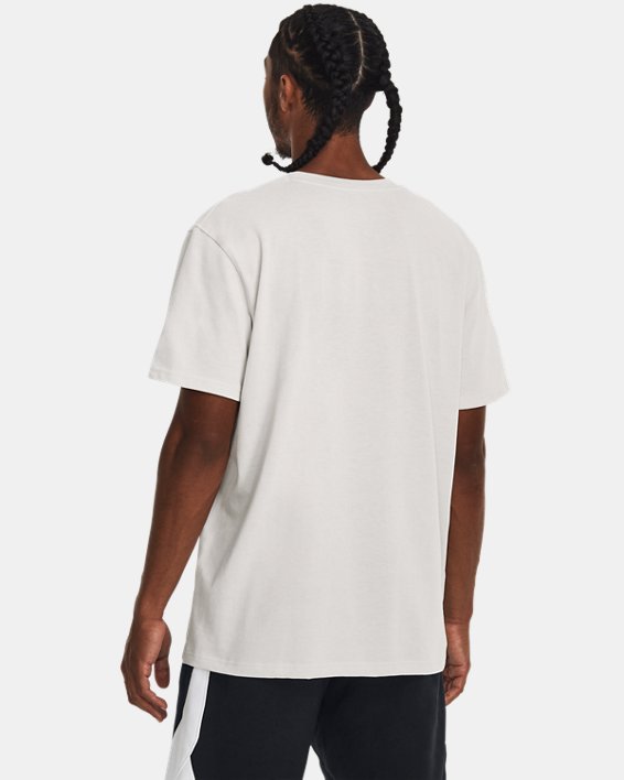 Men's Curry Land Heavyweight Short Sleeve in White image number 1
